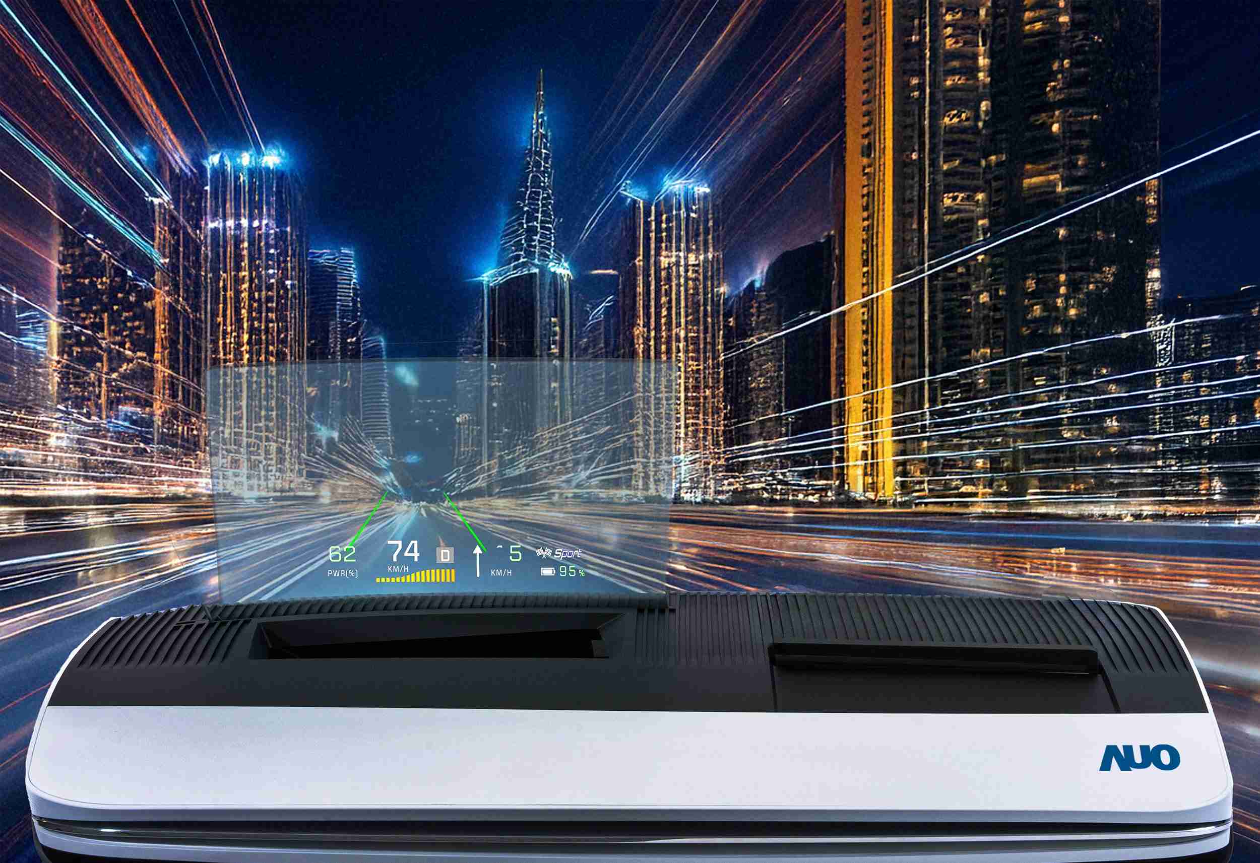 JDB电子推出13吋Micro LED抬头显示器，，，，提供高入眼亮度、、高色彩饱和度的显示质量，，，，在阳光下或黑暗中都清晰可见，，并利用Micro LED模块体积小的优势，，，，解决车用空间有限的痛点